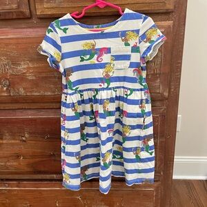 Mini Boden girls jersey mermaid dress. Size 6-7.